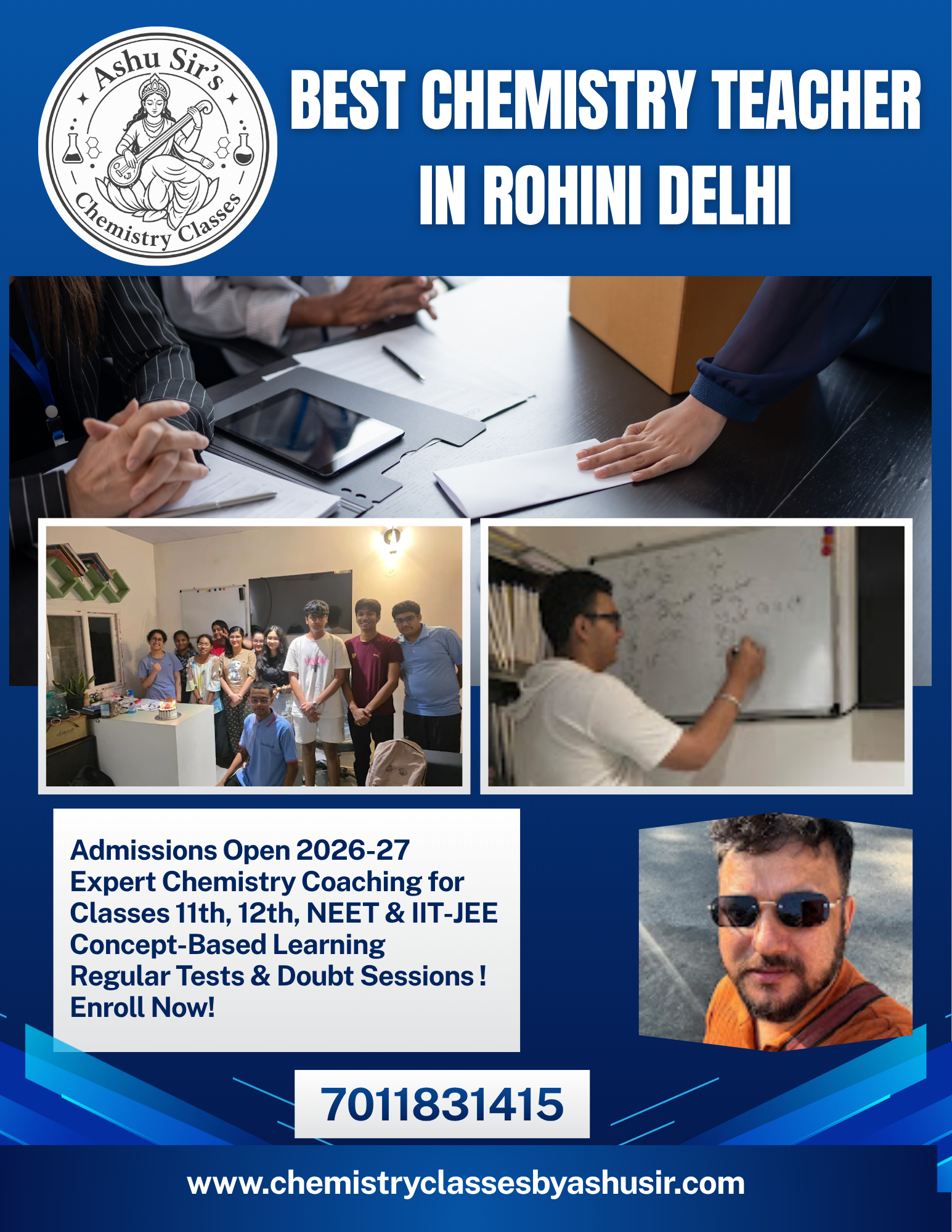 best chemistry coaching in Rohini north Delhi